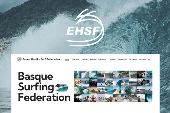 Portal web y sistema de competición de la Federación Vasca de Surf