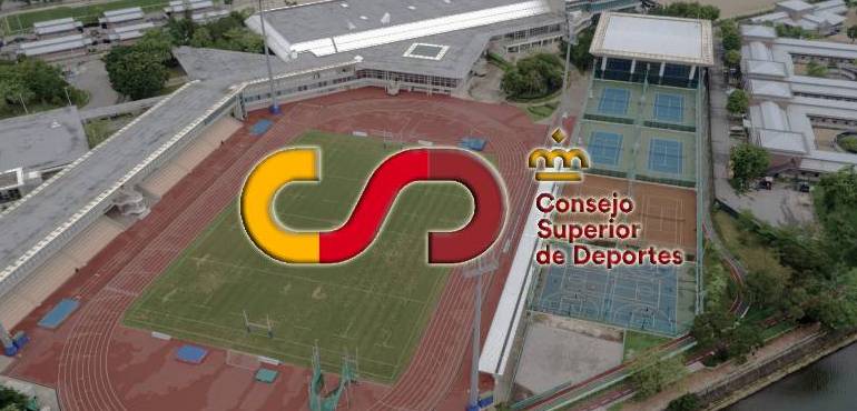 Aerial view of sport complex